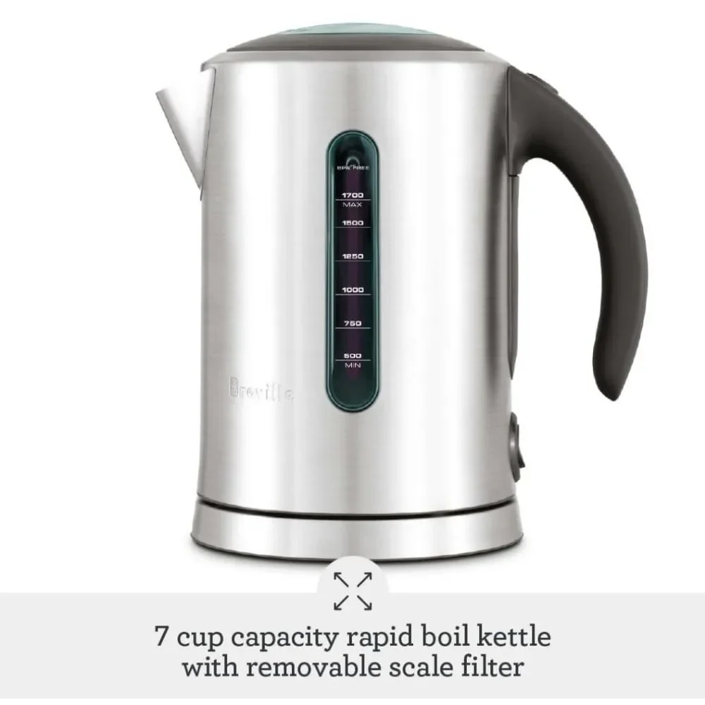 Breville The Soft Top Pure Kettle- Brushed Stainless Steel